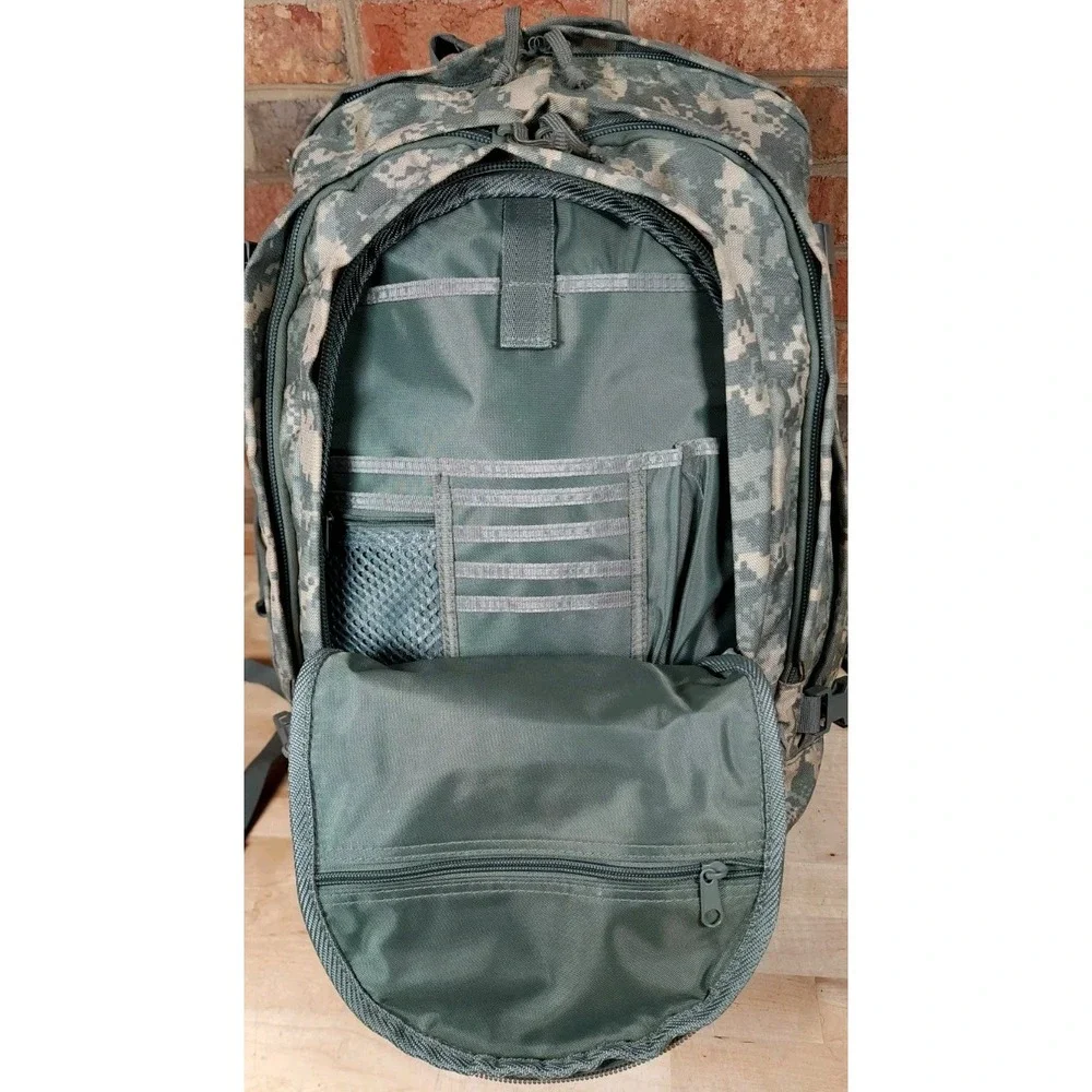 Bugout Gear ACU Camo Convertible Backpack Travel Green Digicam Bag
